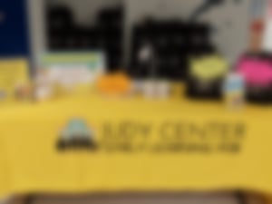 Judy Center Delmarva MegaLight Partnership Fall 2022 pic of an event display